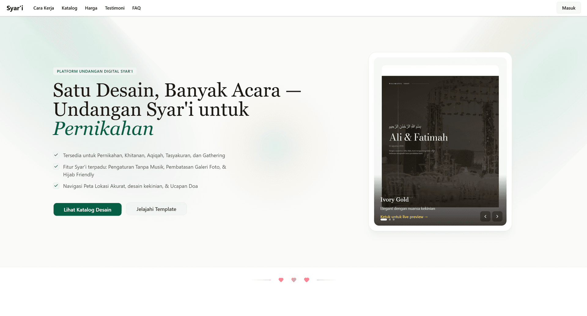 Digital Syar'i Invitation